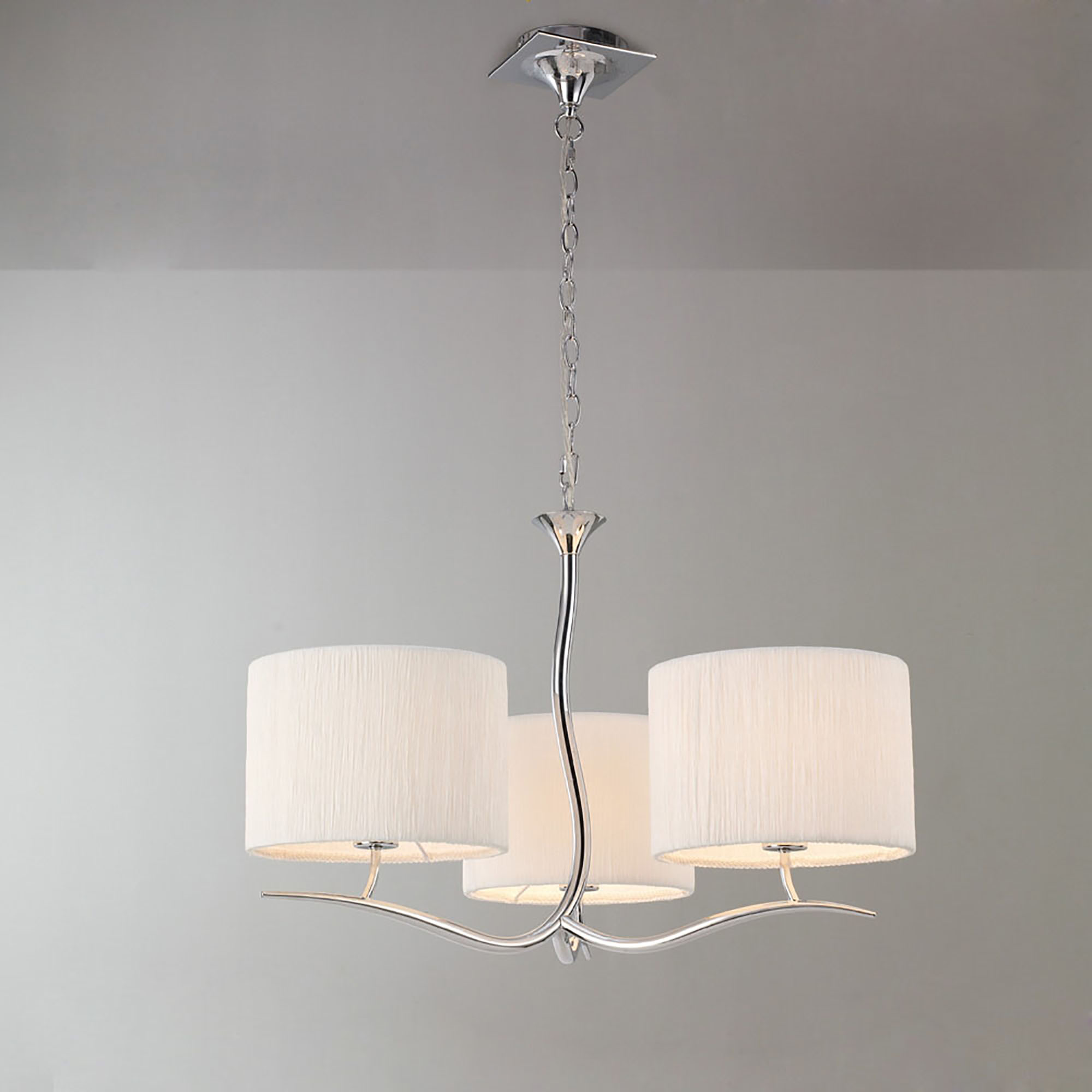 Eve Polished Chrome-White Ceiling Lights Mantra Contemporary Ceiling Lights Eve Polished Chrome-White Ceiling Lights Mantra Contemporary Ceiling Lights